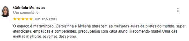 Depoimento de Gabriela Menezes